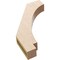 Ekena Millwork 3-inch W x 16-inch D x 22-inch H Imperial Rough Cedar Woodgrain TimberThane Knee Brace, Primed BRCUR03X16X22IMPRCPR - alternate 4